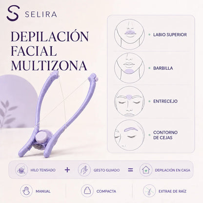 Depilador facial de hilo Selira