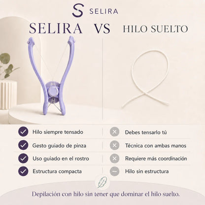 Depilador facial de hilo Selira