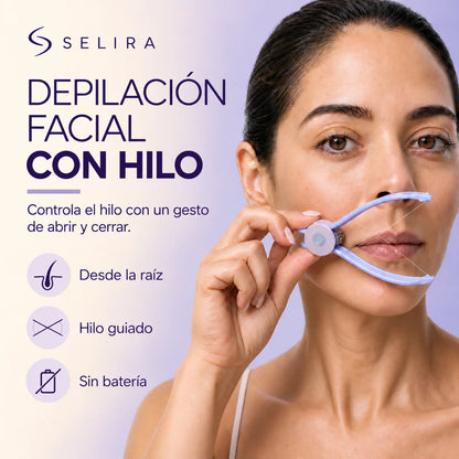 Depilador facial de hilo Selira