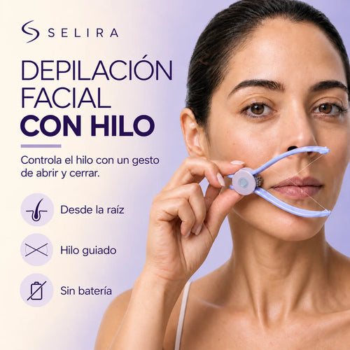Depilador facial de hilo Selira