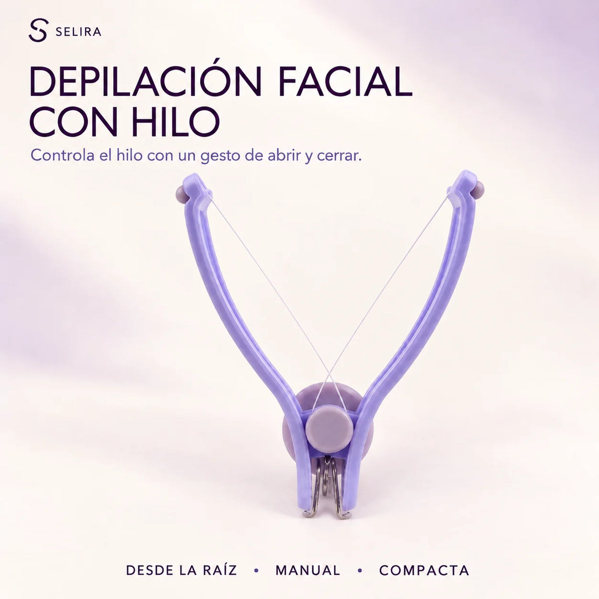 Depilador facial de hilo Selira